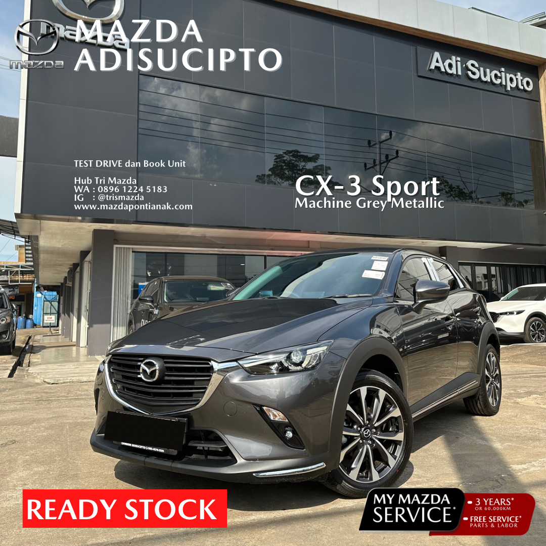 Ready stock CX3 Sport Machine Grey Metallic 2022 dan 2023 sisa 1 unit saja!