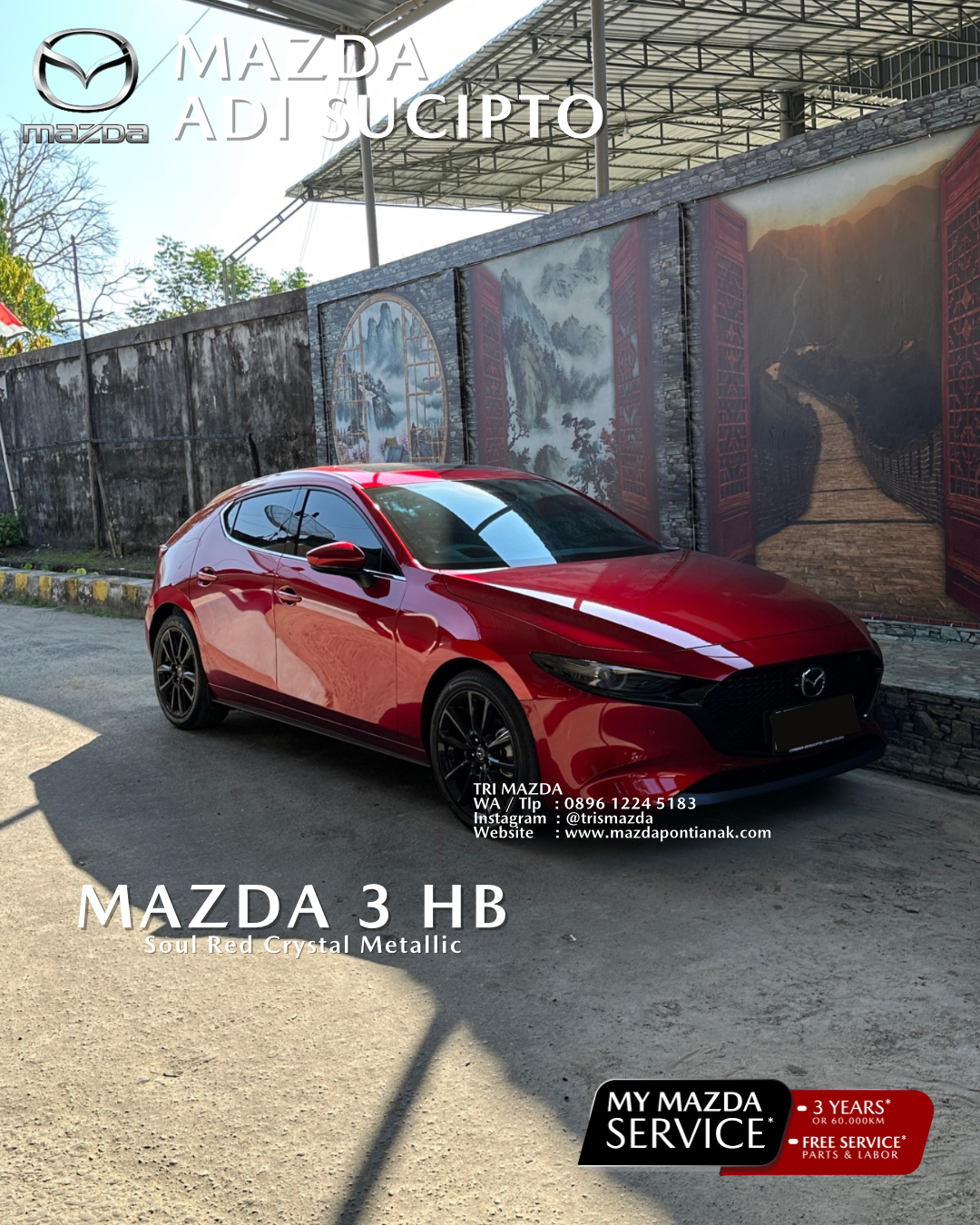 Mazda 3 HB Soul Red